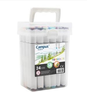 Rotuladores Doble Punta Campus Student TopiColor 24 colores | 8426307330541 | Librería Castillón - Comprar libros online Aragón, Barbastro