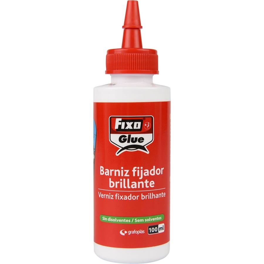 BARNIZ FIJADOR BRILLANTE 100 ML. FIXOGLUE | 8413623160624 | Librería Castillón - Comprar libros online Aragón, Barbastro