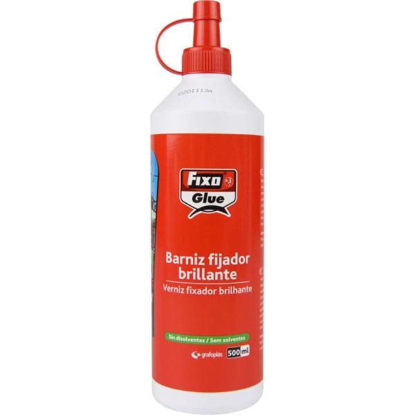 BARNIZ FIJADOR BRILLANTE 500 ML. FIXOGLUE | 8413623160631 | Librería Castillón - Comprar libros online Aragón, Barbastro