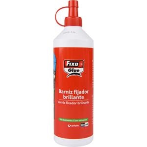 BARNIZ FIJADOR BRILLANTE 500 ML. FIXOGLUE | 8413623160631 | Librería Castillón - Comprar libros online Aragón, Barbastro