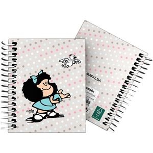 CUADERNO ESPIRAL MAFALDA BIRD A7 CUADRICULA 5MM TAPA DURA | 8413623171521 | Librería Castillón - Comprar libros online Aragón, Barbastro