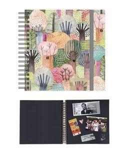 ALBUM FOTOS SENFORT ESPIRAL 25X25CM 30H NEGRAS ACUARELA BOSQUE | 8412885242055 | Librería Castillón - Comprar libros online Aragón, Barbastro