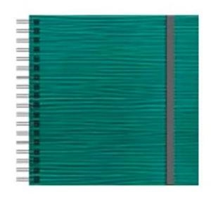 ALBUM FOTOS SENFORT ESPIRAL 25X25CM 30H NEGRAS FLOW TURQUESA | 8412885242918 | Librería Castillón - Comprar libros online Aragón, Barbastro