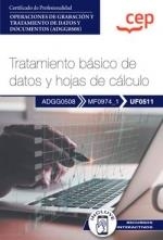 Manual. Tratamiento básico de datos y hojas de cálculo (UF0511). Certificados de profesionalidad. Operaciones de grabación y tratamiento de datos y do | 9788419852489 | Stonestreet Valdés, Cheryll Celeste | Librería Castillón - Comprar libros online Aragón, Barbastro