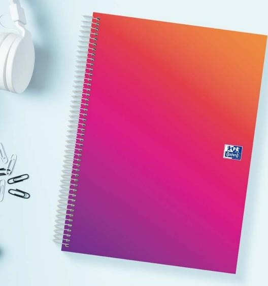CUADERNO OXFORD GRADIENT EUROPEANBOOK EBK5 OXFORDGRA A4+ 120H OP 5X5 CR TE 3 MODELOS DISTINTOS | 8427291069608 | Librería Castillón - Comprar libros online Aragón, Barbastro