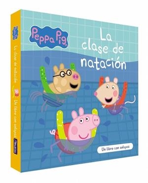 Peppa Pig. Libro de cartón con solapas - La clase de natación | 9788448870430 | Hasbro | Librería Castillón - Comprar libros online Aragón, Barbastro