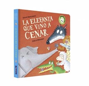 La elefanta que vino a cenar (La ovejita que vino a cenar. Libro de cartón) | 9788448869915 | Smallman, Steve | Librería Castillón - Comprar libros online Aragón, Barbastro