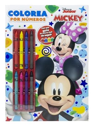 Mickey. Colorea por números con ceras | 9788410029545 | Disney | Librería Castillón - Comprar libros online Aragón, Barbastro