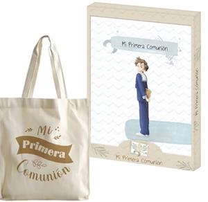Mi Primera Comunión niño + bolsa de tela con asas | 9788412910193 | Librería Castillón - Comprar libros online Aragón, Barbastro