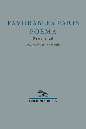 Favorables París Poema | 9788419026217 | Librería Castillón - Comprar libros online Aragón, Barbastro