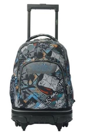 MOCHILA CON RUEDAS TOTTO RUE REMOV TIZA 7YL | 7704758341370 | Librería Castillón - Comprar libros online Aragón, Barbastro