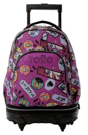 MOCHILA CON RUEDAS TOTTO RUE REMOV TIZA 1KC | 7704758341257 | Librería Castillón - Comprar libros online Aragón, Barbastro