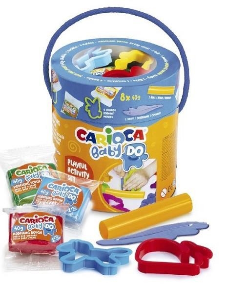 CARIOCA BABY DOUGH 10 X 40 GR CON HERRAMIENTAS | 8003511431891 | Librería Castillón - Comprar libros online Aragón, Barbastro