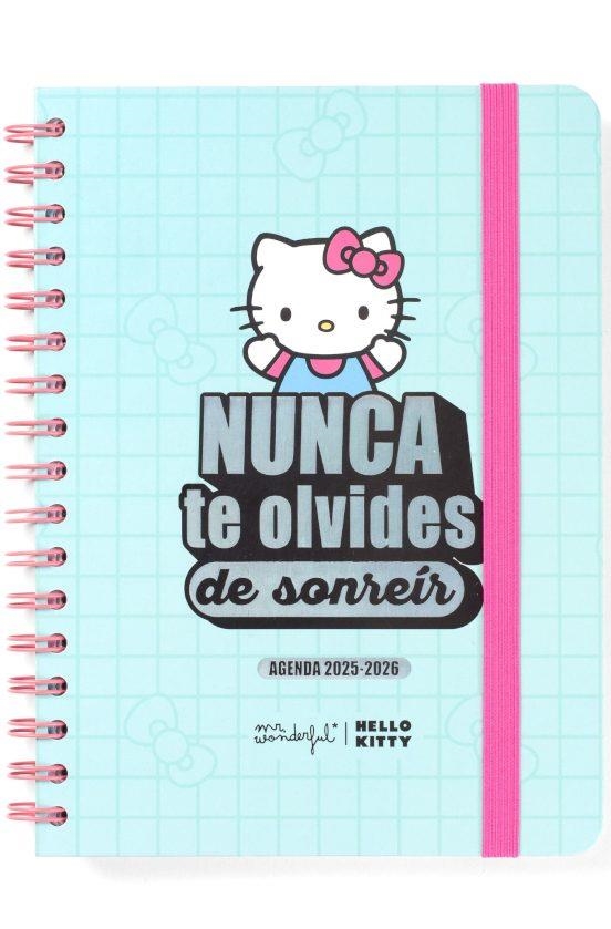 AGENDA  CURSO 2025/26 HELLO KITTY X - MR. WONDERFUL | 8445641065360 | Librería Castillón - Comprar libros online Aragón, Barbastro
