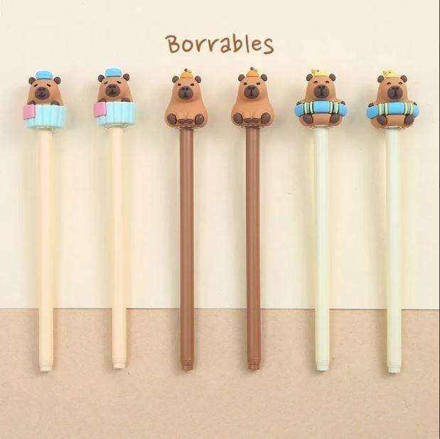 BOLÍGRAFO GEL CAPYBARA 3D | 8431234193169 | Librería Castillón - Comprar libros online Aragón, Barbastro