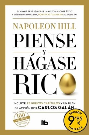 Piense y hágase rico (Campaña de verano edición limitada) | 9788413148090 | Hill, Napoleon | Librería Castillón - Comprar libros online Aragón, Barbastro