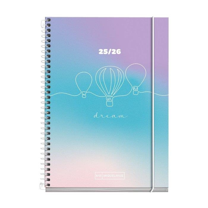 AGENDA ESCOLAR MIQUELRIUS 2025/26 1 DÍA PÁGINA ACTIVA SCHOOL 17,5 cm x 12 cm | 8422593268230 | Librería Castillón - Comprar libros online Aragón, Barbastro