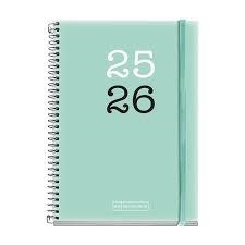 AGENDA ESCOLAR MIQUELRIUS 2025/26 1 DÍA PÁGINA ESCOLAR COLLEGE 11,5 cm x 17,5 cm | 8422593268209 | Librería Castillón - Comprar libros online Aragón, Barbastro
