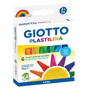 GIOTTO PLASTILINA 90GR 6 COLORES | 8000144009787 | Librería Castillón - Comprar libros online Aragón, Barbastro