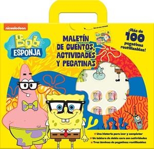 Bob Esponja. Maletín de cuentos, actividades y pegatinas | 9788408297215 | Bob Esponja | Librería Castillón - Comprar libros online Aragón, Barbastro