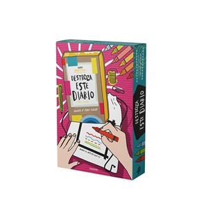 Súper maletín Destroza este diario. Ahora a todo color | 9788449343940 | Smith, Keri | Librería Castillón - Comprar libros online Aragón, Barbastro