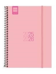 AGENDA FINOCAM ESPIRAL 2025/26 E10 1 DÍA PÁGINA ROSA | 8422952399223 | Librería Castillón - Comprar libros online Aragón, Barbastro