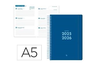 AGENDA CURSO 2025/26 LIDERPAPEL ESPIRAL BASIC A5 BILINGUE | 8423473120044 | Librería Castillón - Comprar libros online Aragón, Barbastro