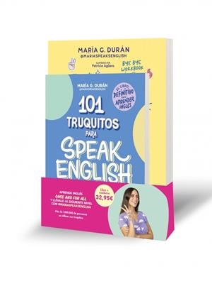 Pack María Speaks English (101 truquitos + Truquibook) | 9788419441454 | G. Durán (@MariaSpeaksEnglish), María | Librería Castillón - Comprar libros online Aragón, Barbastro