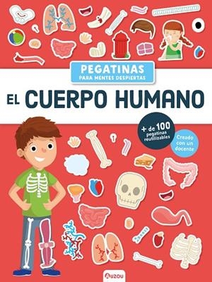Pegatinas para mentes despiertas. El cuerpo humano | 9791039559607 | Milesi-Golinelli, Julien | Librería Castillón - Comprar libros online Aragón, Barbastro