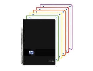 CUADERNO OXFORD LIVE&GO EUROPEAN A4+ 120H CUADRICULA 5MM TAPA PP NEGRO | 8412771055516 | Librería Castillón - Comprar libros online Aragón, Barbastro