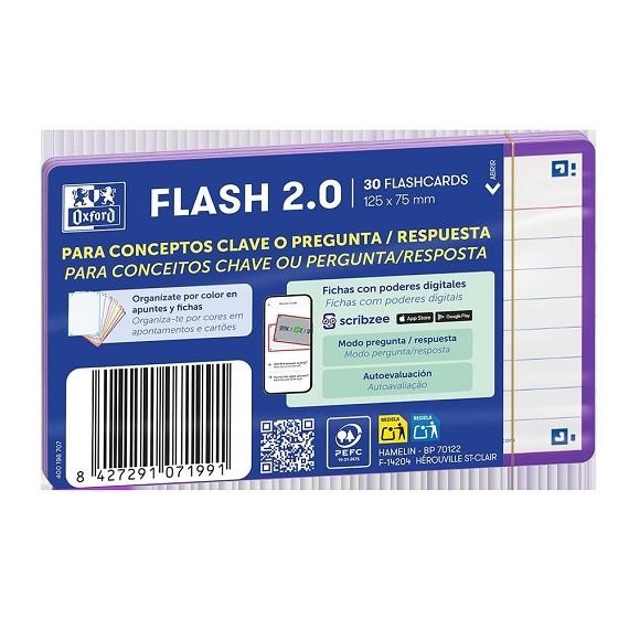 FICHAS REVISION 2.0 OXFORD 75X125 2T 30F 1 LÍNEA LILA - FLASCHARDS | 8427291071991 | Librería Castillón - Comprar libros online Aragón, Barbastro