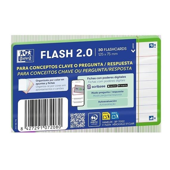FICHAS REVISION 2.0 OXFORD 75X125 2T 30F 1 LÍNEA VERDE - FLASCHARDS | 8427291072080 | Librería Castillón - Comprar libros online Aragón, Barbastro