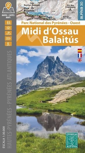 Midi d'Ossau - Balaitús | 9788470110948 | Equipo Tecnico Editorial Alpina | Librería Castillón - Comprar libros online Aragón, Barbastro