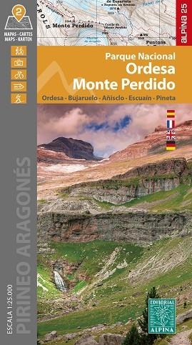 Parque Nacional De Ordesa Y Monte Perdido | 9788480909952 | Equipo Tecnico Editorial Alpina | Librería Castillón - Comprar libros online Aragón, Barbastro