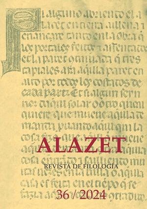 ALAZET 36/2024 : REVISTA DE FILOLOGÍA | 9999900015713 | VÁZQUEZ OBRADOR, JESÚS (DIR) | Librería Castillón - Comprar libros online Aragón, Barbastro