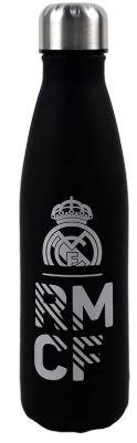 BOTELLA ACERO REAL MADRID NEGRA 500 ml | 8426842096551 | Librería Castillón - Comprar libros online Aragón, Barbastro