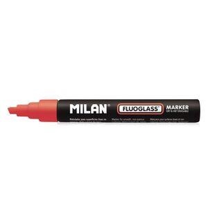 ROTULADOR MILAN FLUOGLASS ROJO (rotulador de tiza) | 8411574064534 | Librería Castillón - Comprar libros online Aragón, Barbastro