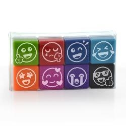 SET 8 SELLOS CON CARAS MOTIVACIONALES | 8435258906071 | Librería Castillón - Comprar libros online Aragón, Barbastro