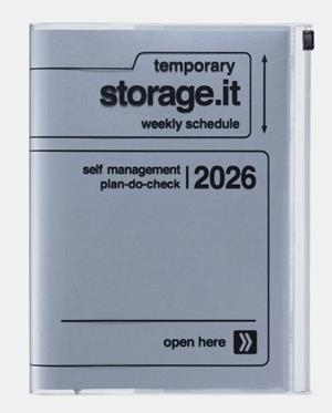 Mark’s – Agenda Semanal curso sept 25 - dic 26 Storage.it Silver A5 (16,4 x 21,5 cm) | 4550045143973 | Librería Castillón - Comprar libros online Aragón, Barbastro