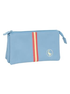 ESTUCHE PORTATODO TRIPLE EL GANSO BASICS AZUL CLARO CERULEAN | 8412688599547 | Librería Castillón - Comprar libros online Aragón, Barbastro
