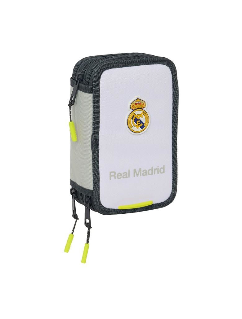 ESTUCHE PLUMIER TRIPLE CON 37 PIEZAS EQUIPO REAL MADRID 25/26 | 8412688607419 | Librería Castillón - Comprar libros online Aragón, Barbastro