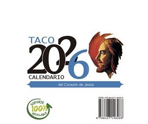 Taco Calendario del Corazón de Jesús - Notas con soporte - 2026 | 9788427149830 | Grupo de Comunicación Loyola | Librería Castillón - Comprar libros online Aragón, Barbastro