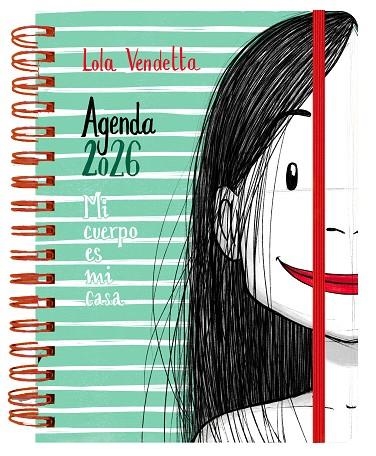 Agenda anual semanal 2026 Lola Vendetta | 9788419215635 | Riba Rossy, Raquel | Librería Castillón - Comprar libros online Aragón, Barbastro