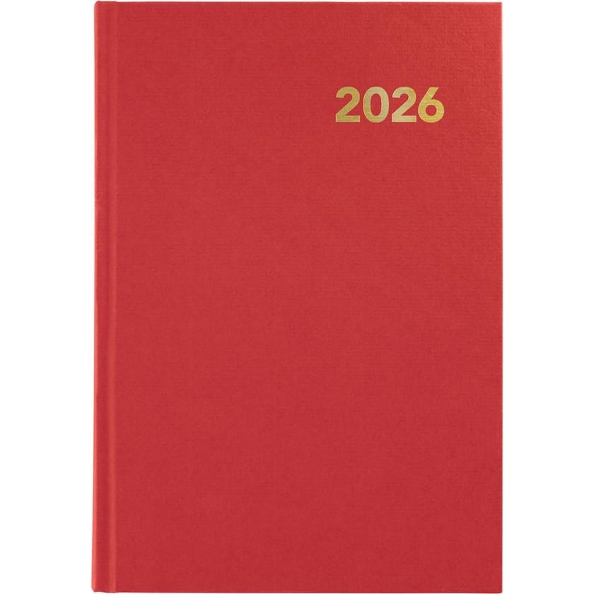 AGENDA GRAFOPLAS 2026 DÍA PAGINA 14.5X21CM BRETAÑA ROJO | 8413623213566 | Librería Castillón - Comprar libros online Aragón, Barbastro