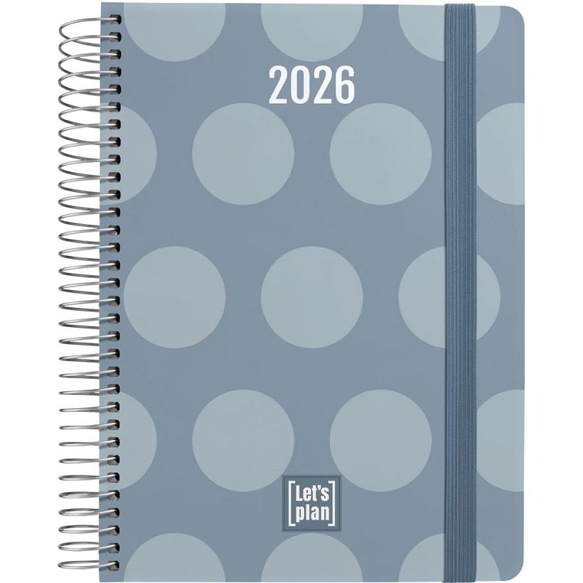 AGENDA GRAFOPLAS 2026 DÍA PAGINA 15X21CM ESPIRAL DESING DOTS | 8413623214488 | Librería Castillón - Comprar libros online Aragón, Barbastro