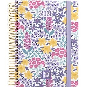 AGENDA GRAFOPLAS 2026 DÍA PAGINA 15X21CM ESPIRAL DESING BLOOM | 8413623214495 | Librería Castillón - Comprar libros online Aragón, Barbastro