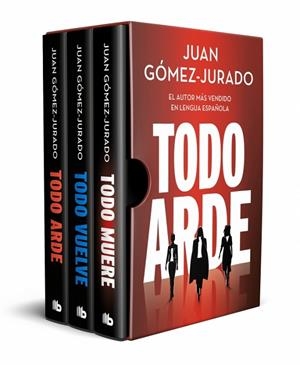 Estuche Todo arde (contiene: Todo arde | Todo vuelve | Todo muere) | 9791387652241 | Gómez-Jurado, Juan | Librería Castillón - Comprar libros online Aragón, Barbastro