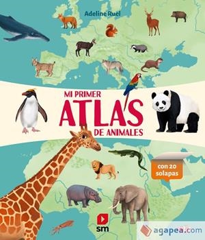 Mi primer atlas de animales | 9788410550575 | Ruel, Adeline | Librería Castillón - Comprar libros online Aragón, Barbastro