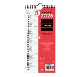 CALENDARIO FINOCAM 2026 LARGO S - 110x235 mm 782060026 | 8422952407485 | Librería Castillón - Comprar libros online Aragón, Barbastro