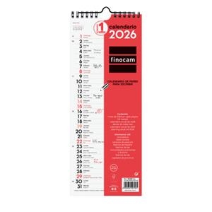CALENDARIO FINOCAM 2026 LARGO M - 130x330 mm 782080026 | 8422952407461 | Librería Castillón - Comprar libros online Aragón, Barbastro